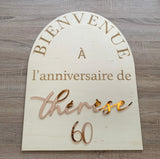 Panneau de bienvenue Happy