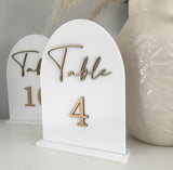 Numéro de table Chic