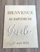 Panneau bienvenue "soft"