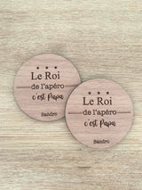 Lot dessous de verre Papa