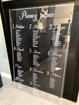 Plan de table "blanca"