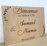 Panneau bienvenue "champêtre"