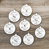 Boule de noël "mon 1er Noël" bois