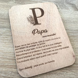 Pancarte définition papa