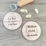 Lot dessous de verre Papa