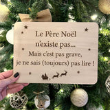 Pancarte Père-Noël