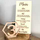 Menu Mariage 1