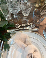 Marque place prénom en bois