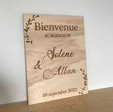 Panneau bienvenue "champêtre"