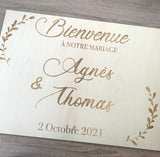 Panneau bienvenue "modern"