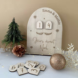 Calendrier compte à rebours de Noël