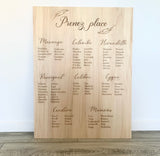 Plan de table "blanca"