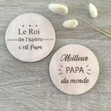 Lot dessous de verre Papa