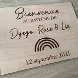 Panneau de bienvenue Arc en ciel