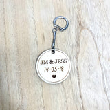 Porte-clés « texte au choix »