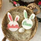 Lapin prénom en plexi