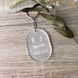 Porte-clés initiales