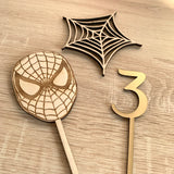 Cake topper Spider-Man (lot de 3)