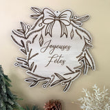 Couronne de Noël (à personnaliser)