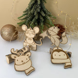 Lot de 4 suspensions