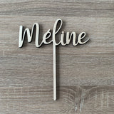 Cake Topper prénom
