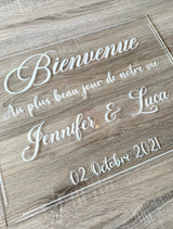 Panneau bienvenue "Blanca"