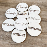 Disque « nom de table » au choix