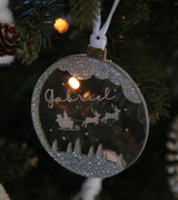 Boule de noël « traîneau »