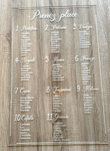 Plan de table "blanca"