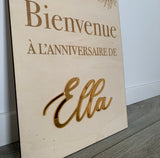 Panneau Bienvenue "Champêtre"