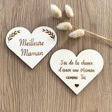 Magnet coeur maman