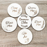 Cartes Étapes « ma première année » 1 à 12 mois