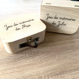 Coffret personnalisé "Jeu de mémoire" 48 pièces