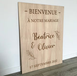 Panneau bienvenue "nature"