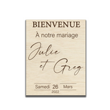 Panneau de bienvenue "amalia"