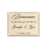 Panneau bienvenue "Blanca"