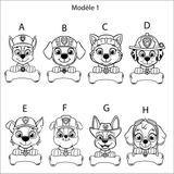 Cake topper "Pat Patrouille"