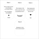 Pancarte citation maman rectangle