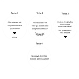 Pancarte citation maman ronde