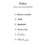 Carte citation "Instants Plaisirs X Lovely Creation "