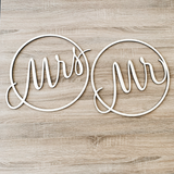 Support chaises Mr&Mrs