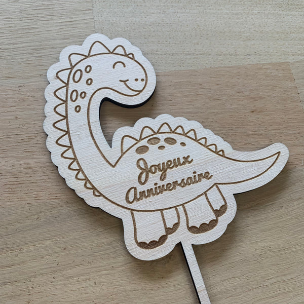 Cake topper « Dinosaure 2 »