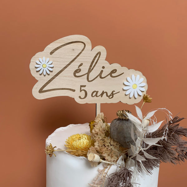 Cake topper "marguerite "