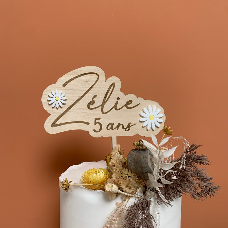 Cake topper "marguerite "