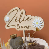 Cake topper "marguerite "