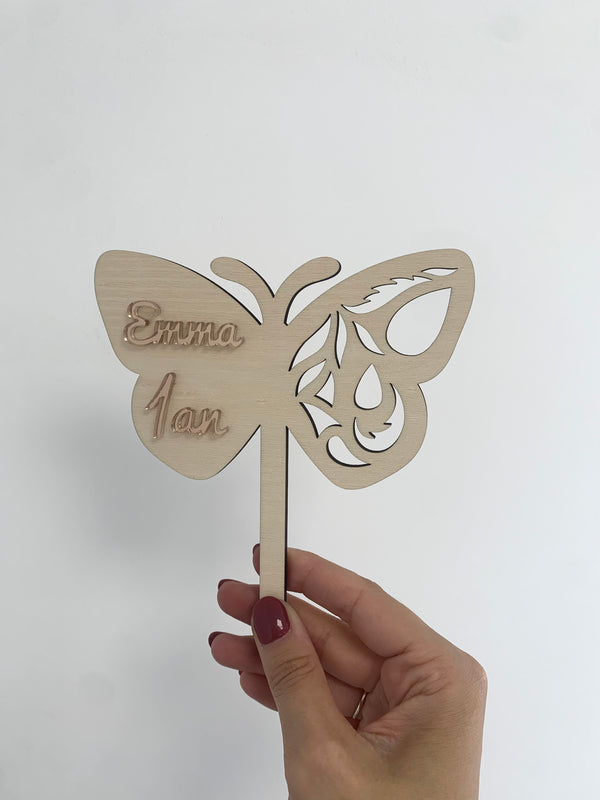 Cake topper Papillon