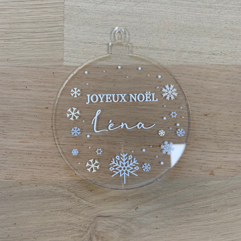 Boule de Noël plexi Léna – Lovely Creation