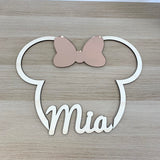 Tête Minnie (tête + noeud)