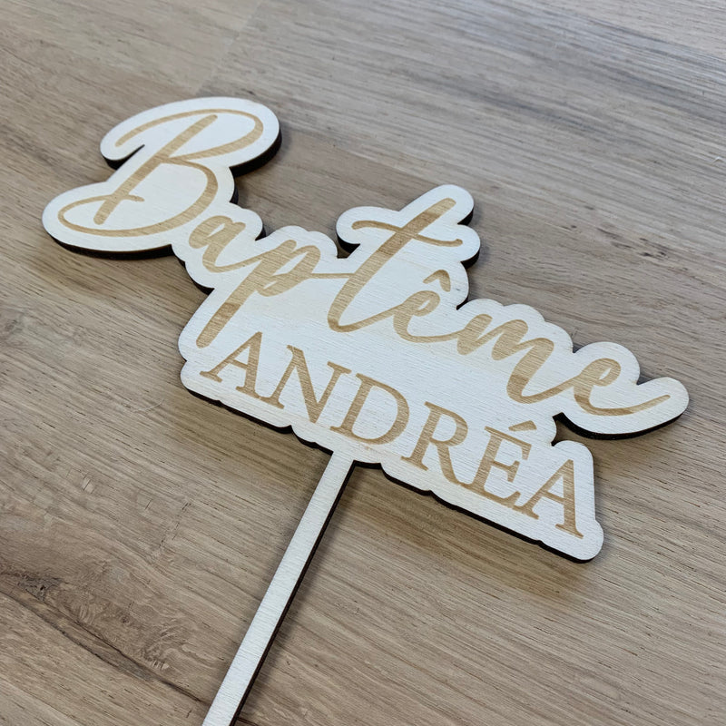 Cake topper "contour"