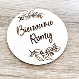 Carte Bienvenue Fleurs